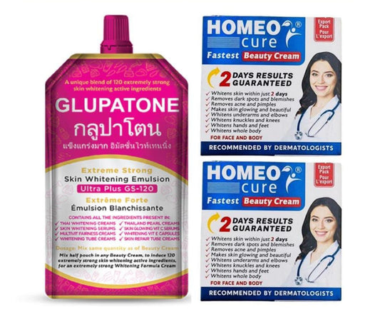 Homeo Cure Beauty Cream & Glupatone