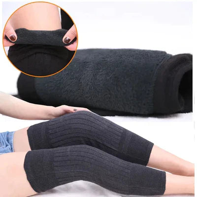 Winter Warm Thermal Knee Warmers Velvet Knee Protector