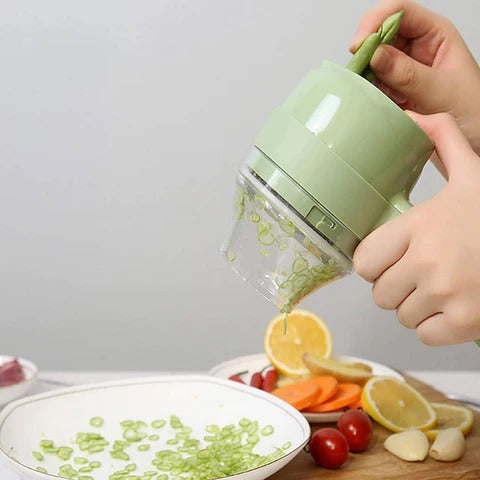 Electric Vegetable Cutter With Multi-Function