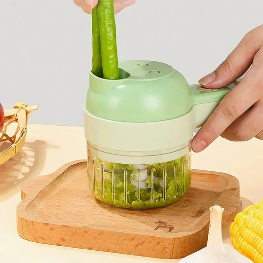 Electric Vegetable Cutter With Multi-Function