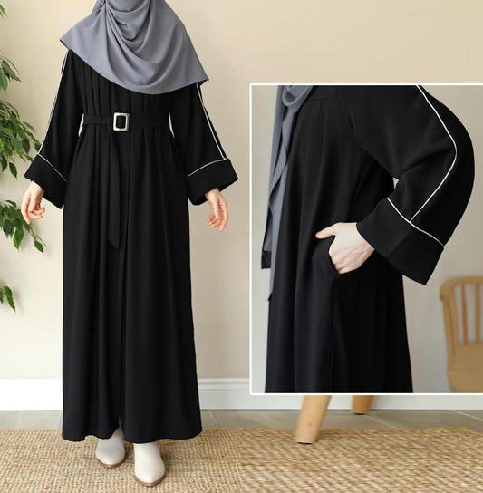 Georgette Plain Full Abaya