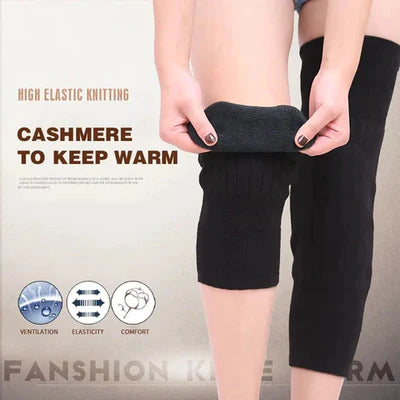 Winter Warm Thermal Knee Warmers Velvet Knee Protector