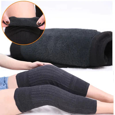 Winter Warm Thermal Knee Warmers Velvet Knee Protector