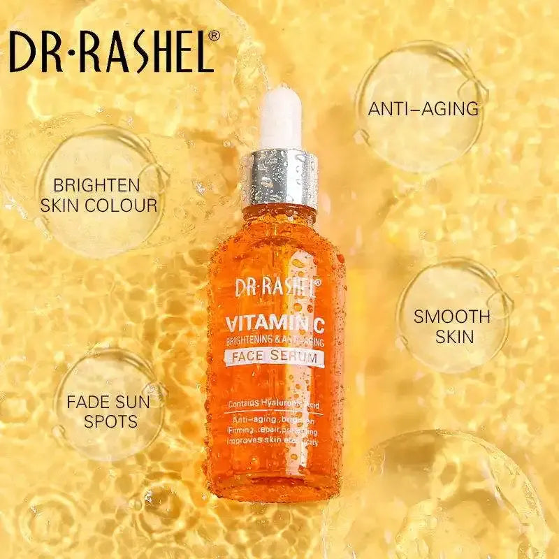 DR RASHEL Vitamin C Face Serum – Brightening & Anti-Aging Skin Care, 50ml