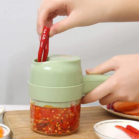 Electric Vegetable Cutter With Multi-Function