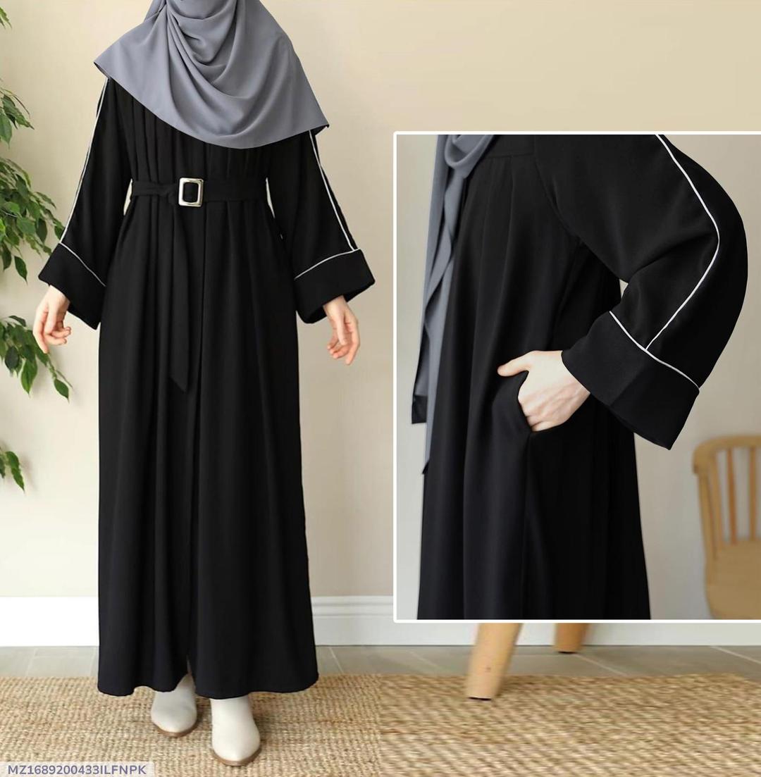 Georgette Plain Full Abaya